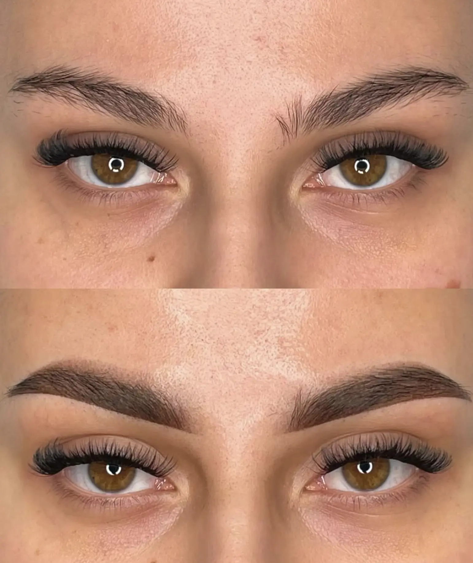 soft ombre brows