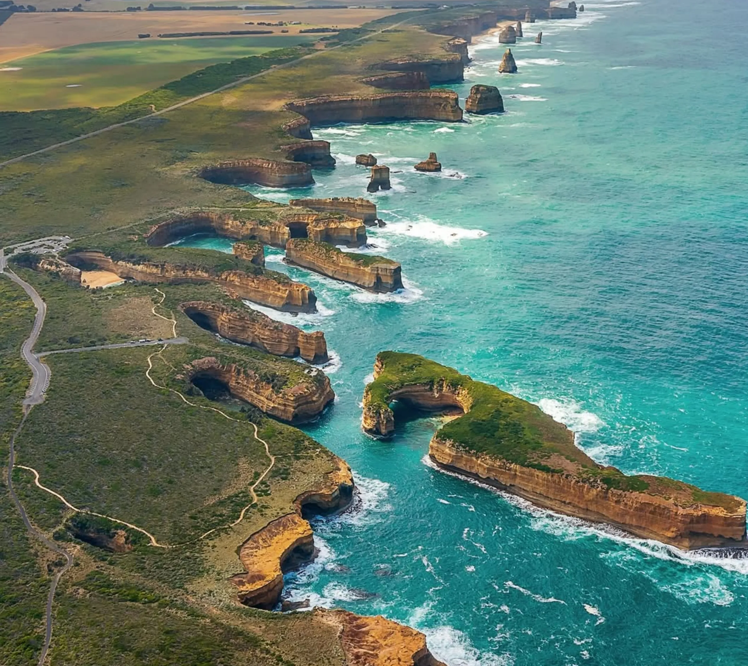 walking great ocean road australia